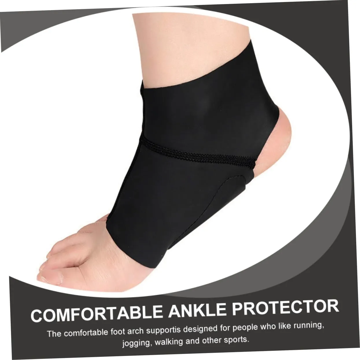 1 Pair Wear Resistant Ankle Sleeves for Flat Foot Support Comfortable and Breathable Household Ankle Braces for Men Women for Daily Use and Athletic Activities