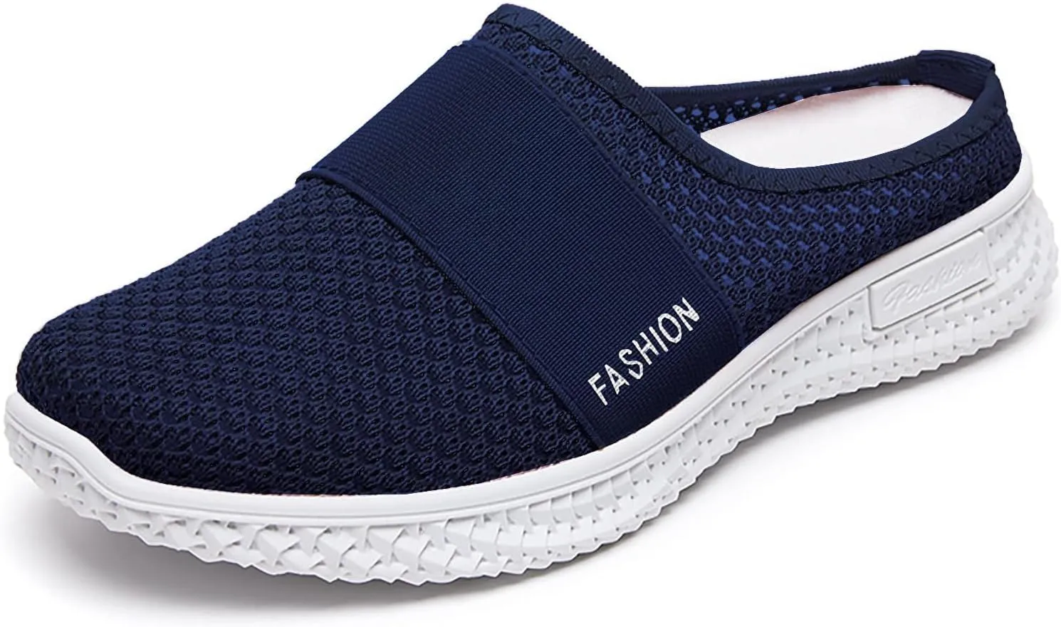 Air-Cushion Slip-On Walking Shoes Summer Orthopedic Diabetic Mules Fashion Breathable Mesh Non-Slip Outdoor Walking Sneakers Slippers