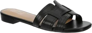Astrid - Women's Open Toe H-Band Flat Slide Sandals