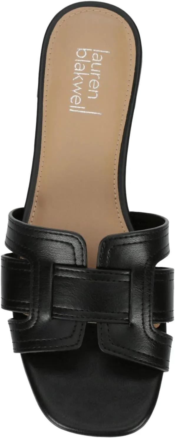 Astrid - Women's Open Toe H-Band Flat Slide Sandals