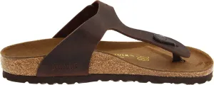BIRKENSTOCK Gizeh Oiled Leather Habana Oiled Leather 38 (US Women's 7-7.5) Regular