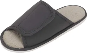 BXT Unisex Diabetic Slippers Open-Toe Arthritis Shoes Adjustable Closure Non-Slip Slide Slippers for Swollen Flat Feet Edema
