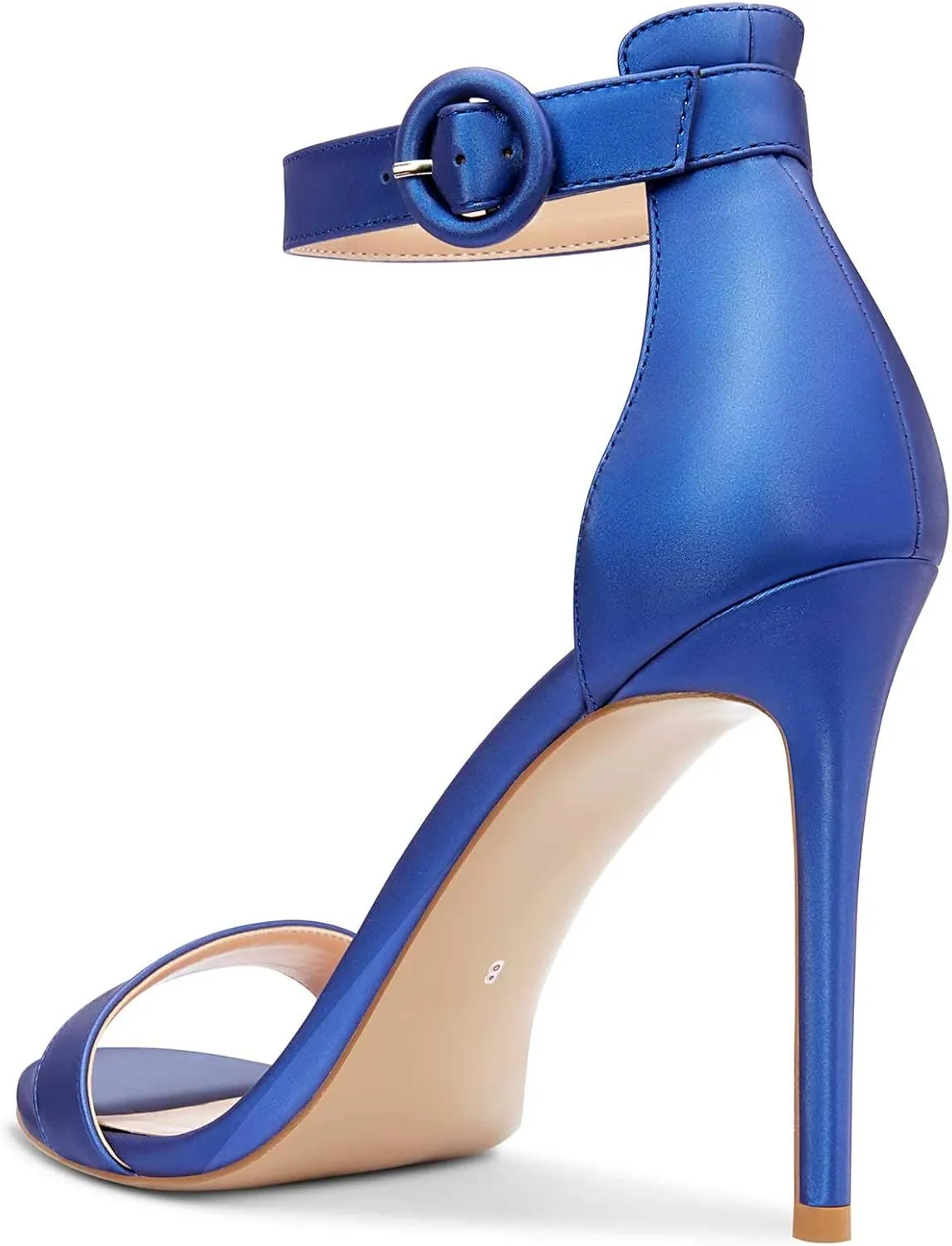 Castamere Womens High Heels Sandals Buckle Ankle Strap Open Toe Basic 10CM Stilettos Sandal