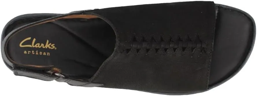 Clarks Womens Sarla Forte Nubuck Open Toe Flat Sandals