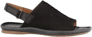 Clarks Womens Sarla Forte Nubuck Open Toe Flat Sandals