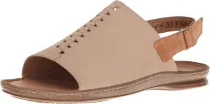 Clarks Womens Sarla Forte Nubuck Open Toe Flat Sandals