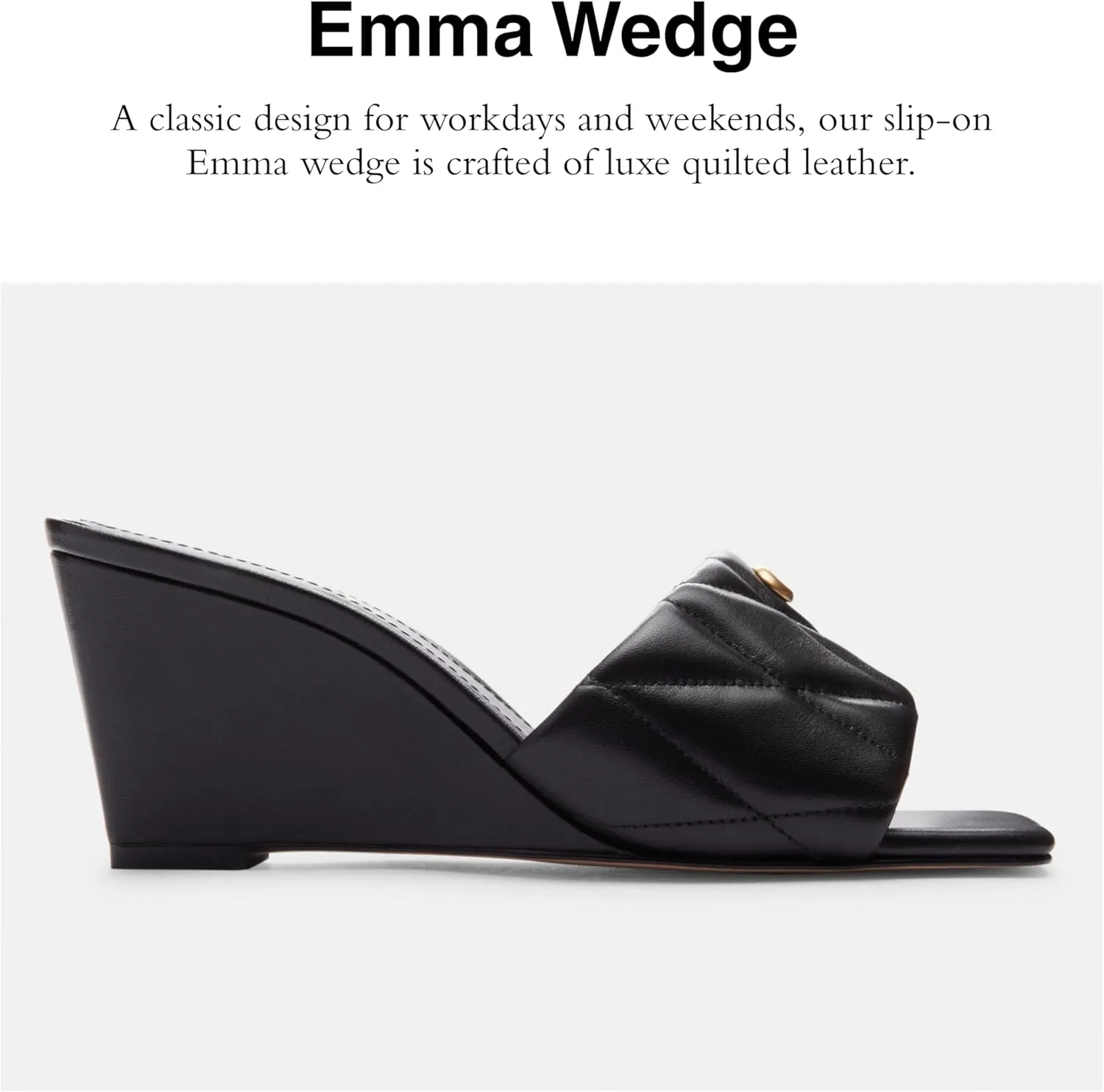 Coach Women's Emma Wedge Sandal