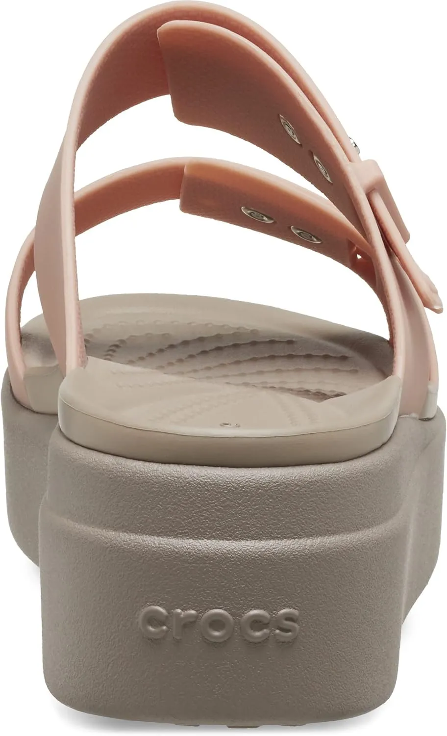 Crocs Women's Brooklyn Buckle Low Wedge, Platform Sandals