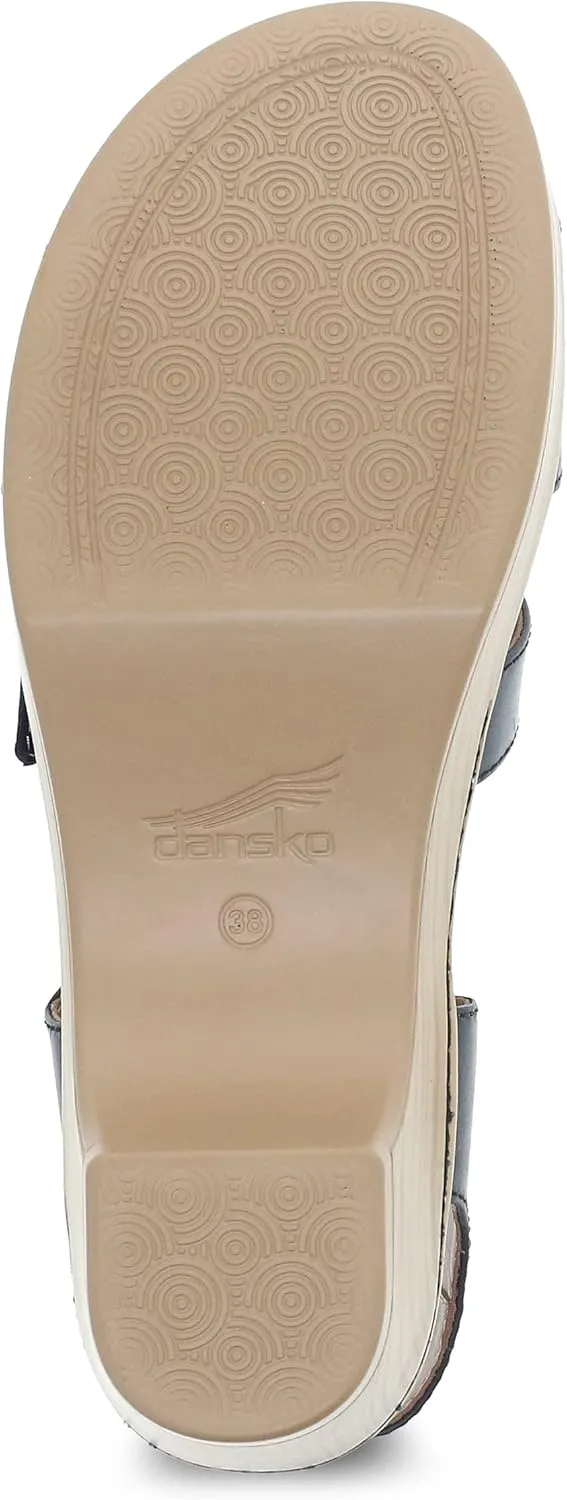 Dansko Malena Fully Adjustable Sandal for Women – Comfortable Platform Shoes with Arch Support – Versatile Casual to Dressy Footwear – Lightweight Rubber Outsole