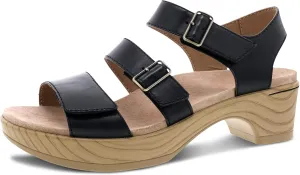 Dansko Malena Fully Adjustable Sandal for Women – Comfortable Platform Shoes with Arch Support – Versatile Casual to Dressy Footwear – Lightweight Rubber Outsole