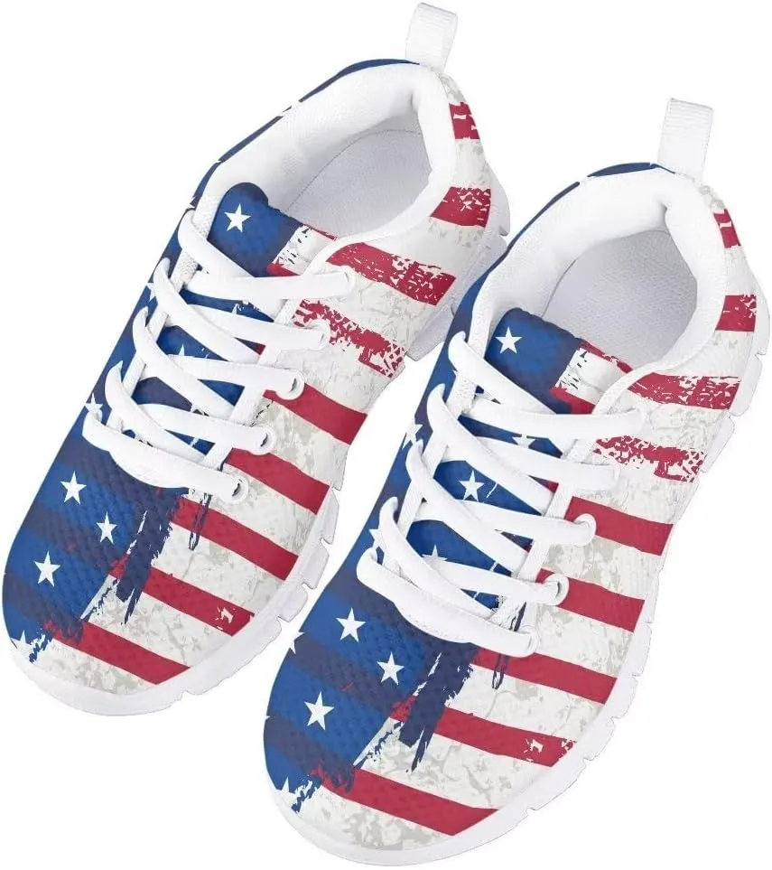 Dellukee Boys Girls Shoes Lightweight Athletic Running Walking Sports Sneakers