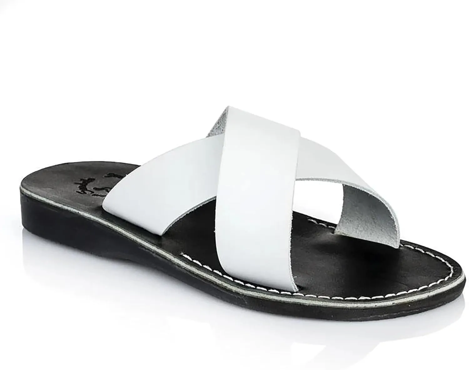 Elan - Leather Slide On Sandal - Men Sandals