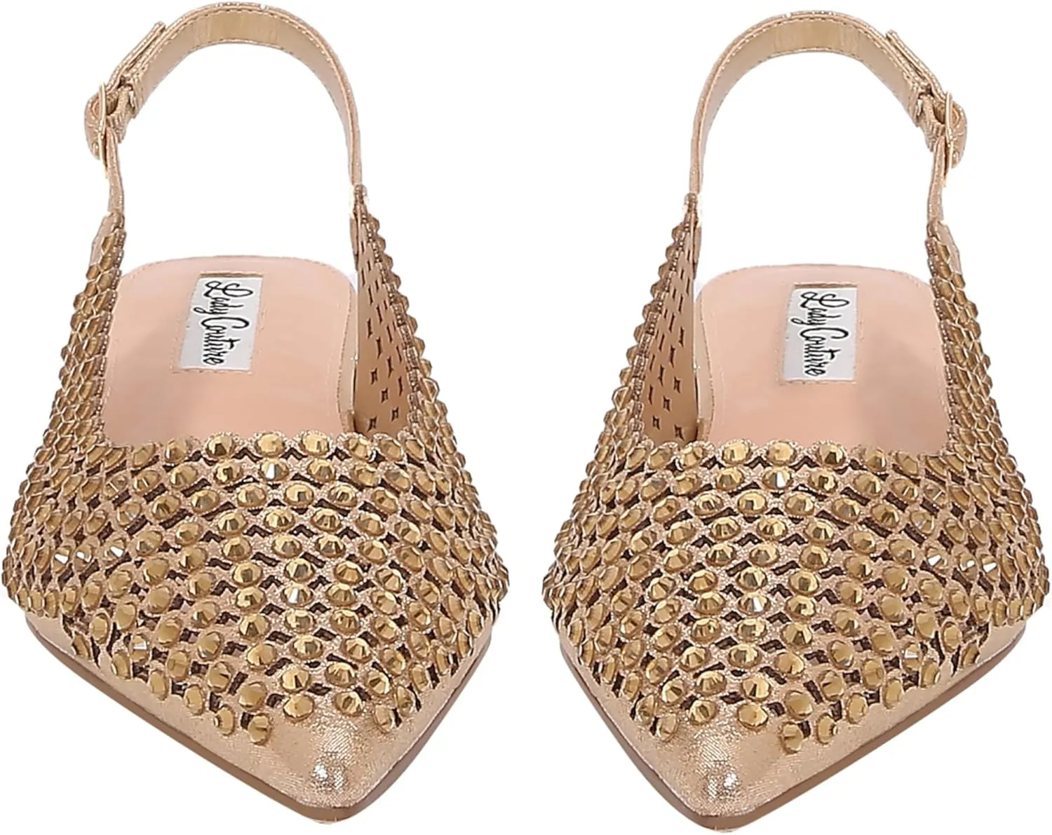 EMMY Multi Jewels Flat Slingbacks