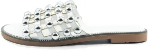 Fashion Thirsty Women's Kelly Slider Mules with Studs