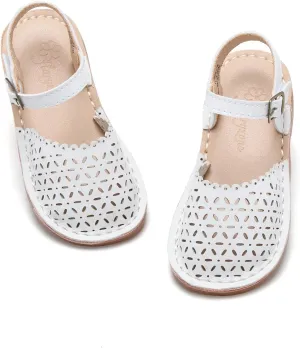 Flaryzone Toddler/Little Kids' Classic Rome Open-Toe Flat Sandals