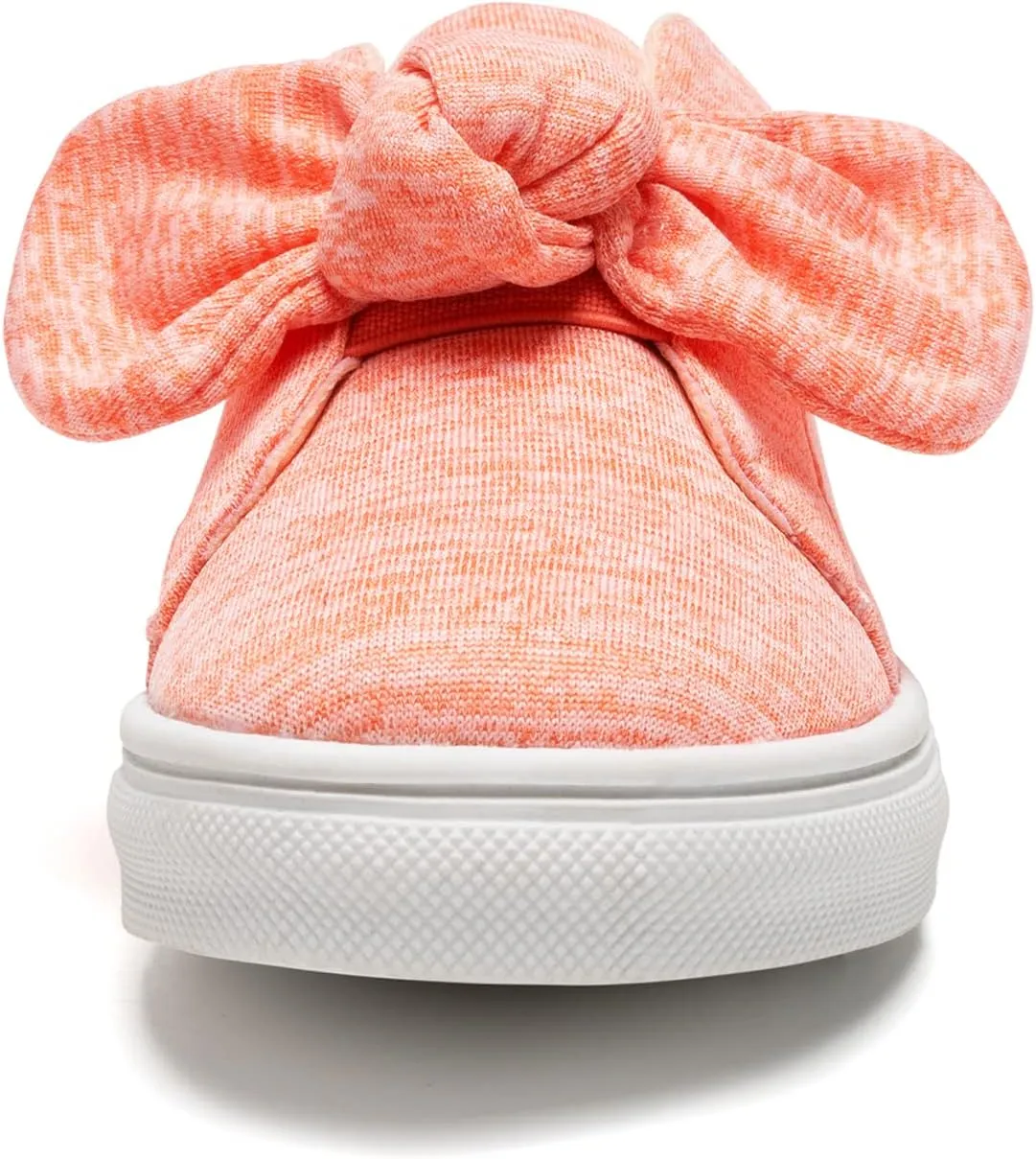 FUNKYMONKEY Girls Sneakers Lightweight Cute Bowknot Casual Walking Shoes for Toddler/Little Kids