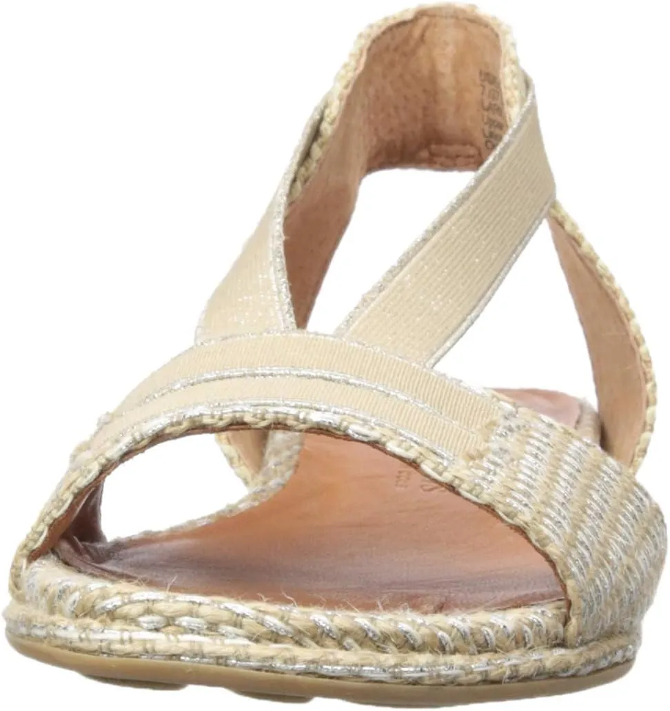 Gentle Souls by Kenneth Cole Women's Lark Elastic Flat Sandal