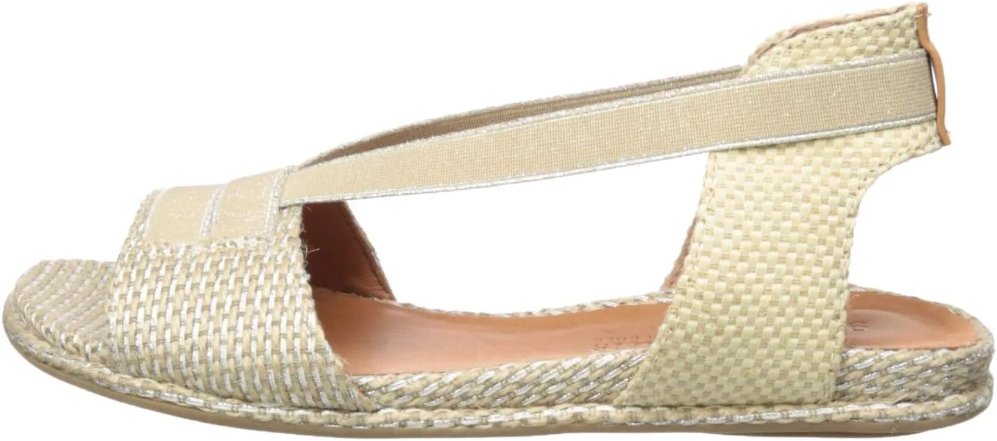 Gentle Souls by Kenneth Cole Women's Lark Elastic Flat Sandal
