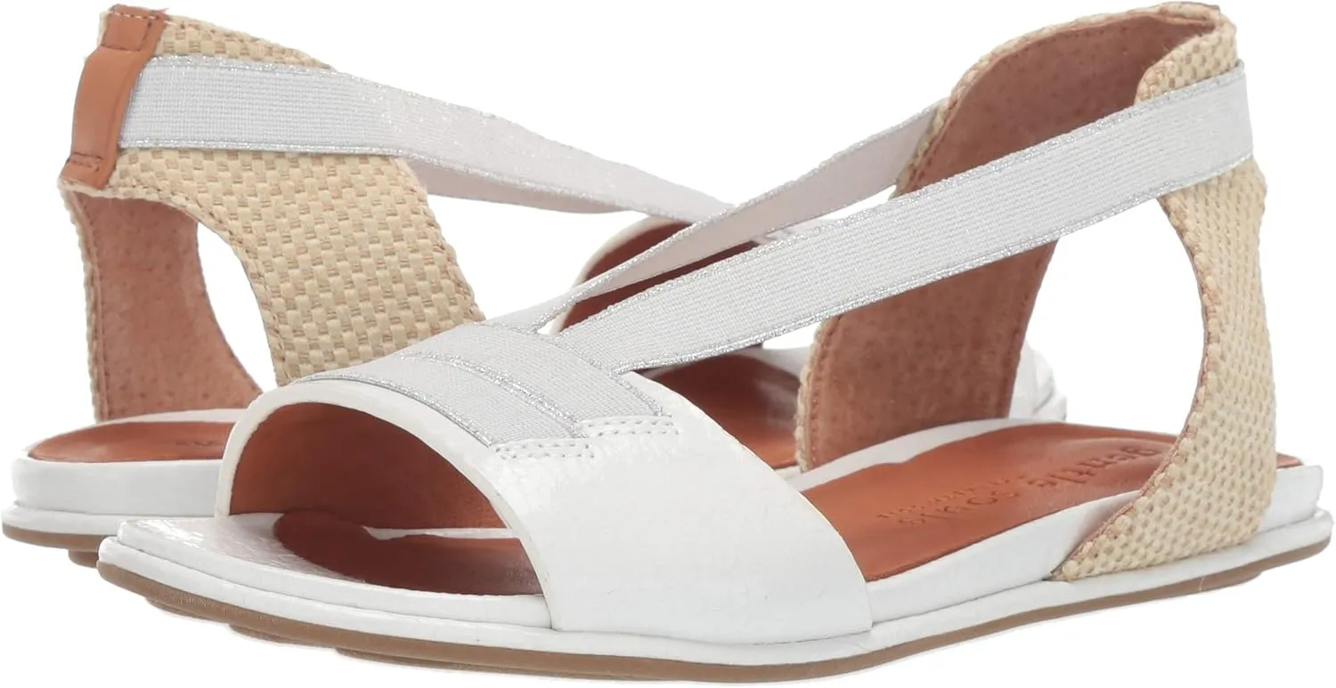 Gentle Souls by Kenneth Cole Women's Lark Elastic Flat Sandal