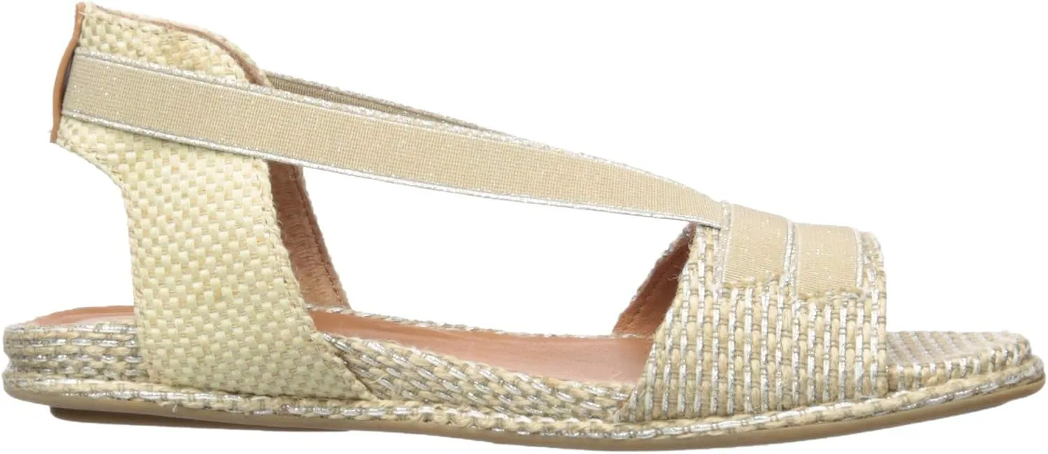 Gentle Souls by Kenneth Cole Women's Lark Elastic Flat Sandal