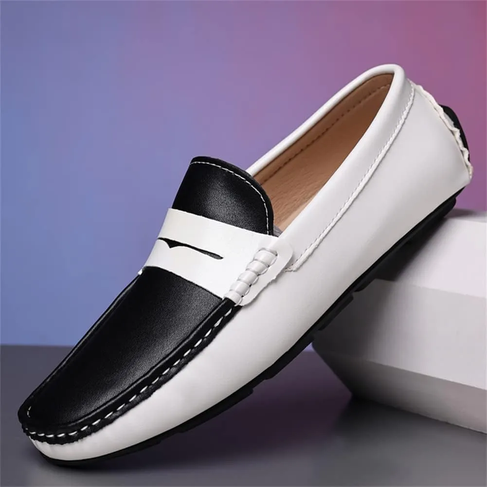 GEXECEUSS Men's Loafers Lightweight Driving Shoes Slip On Casual Penny Loafers Moccasin Flats Boat Shoes Anti-Slip Walking Shoes