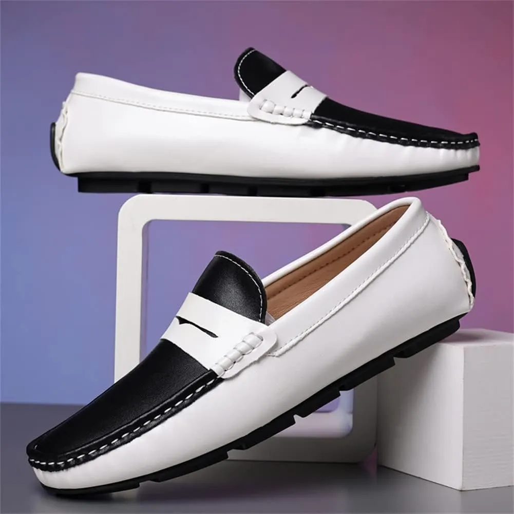 GEXECEUSS Men's Loafers Lightweight Driving Shoes Slip On Casual Penny Loafers Moccasin Flats Boat Shoes Anti-Slip Walking Shoes