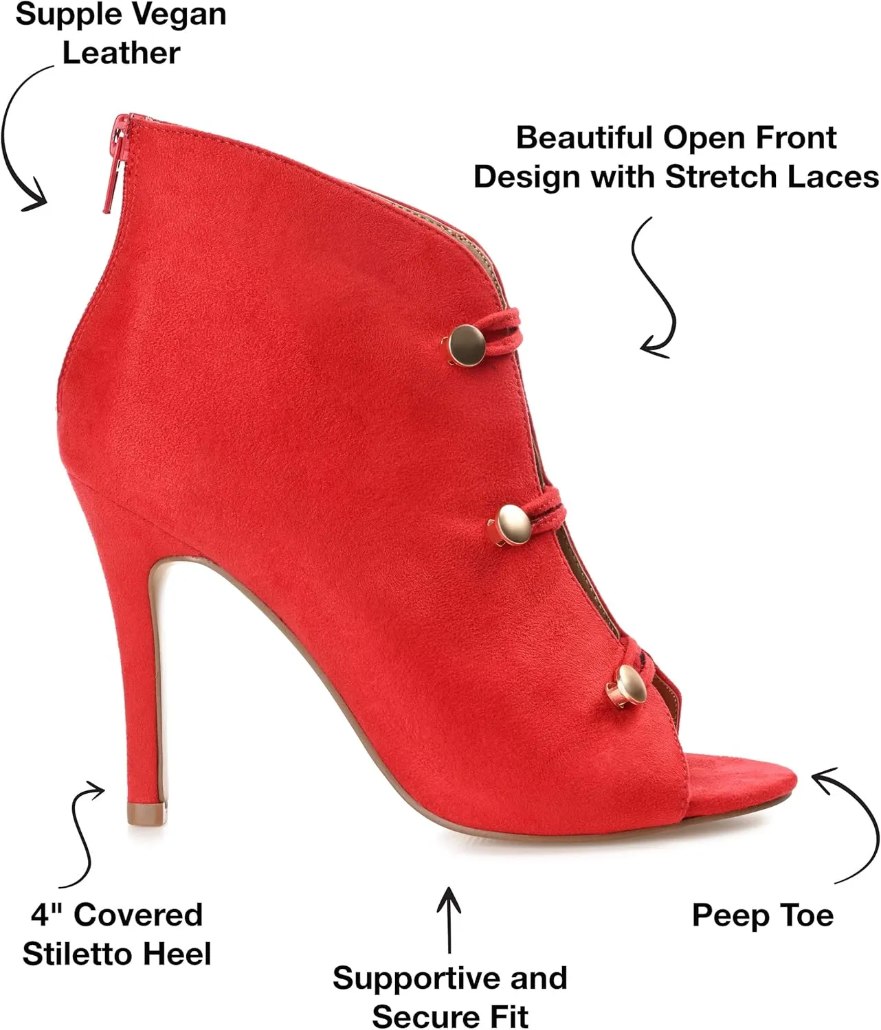 Journee Collection Women's Brecklin Bootie Ankle Boot