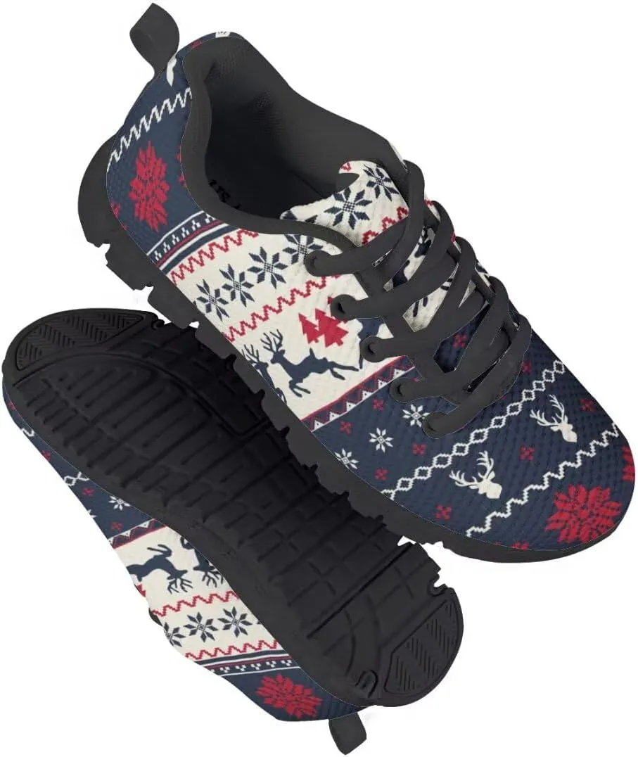 Kid Girls Lightweight Breathable Sneakers Athletic Running Walking Shoes Black Sole