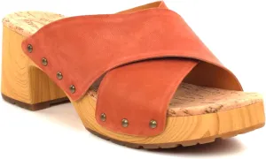 KORK-EASE Women's Tatum Leather Heeled Sandal