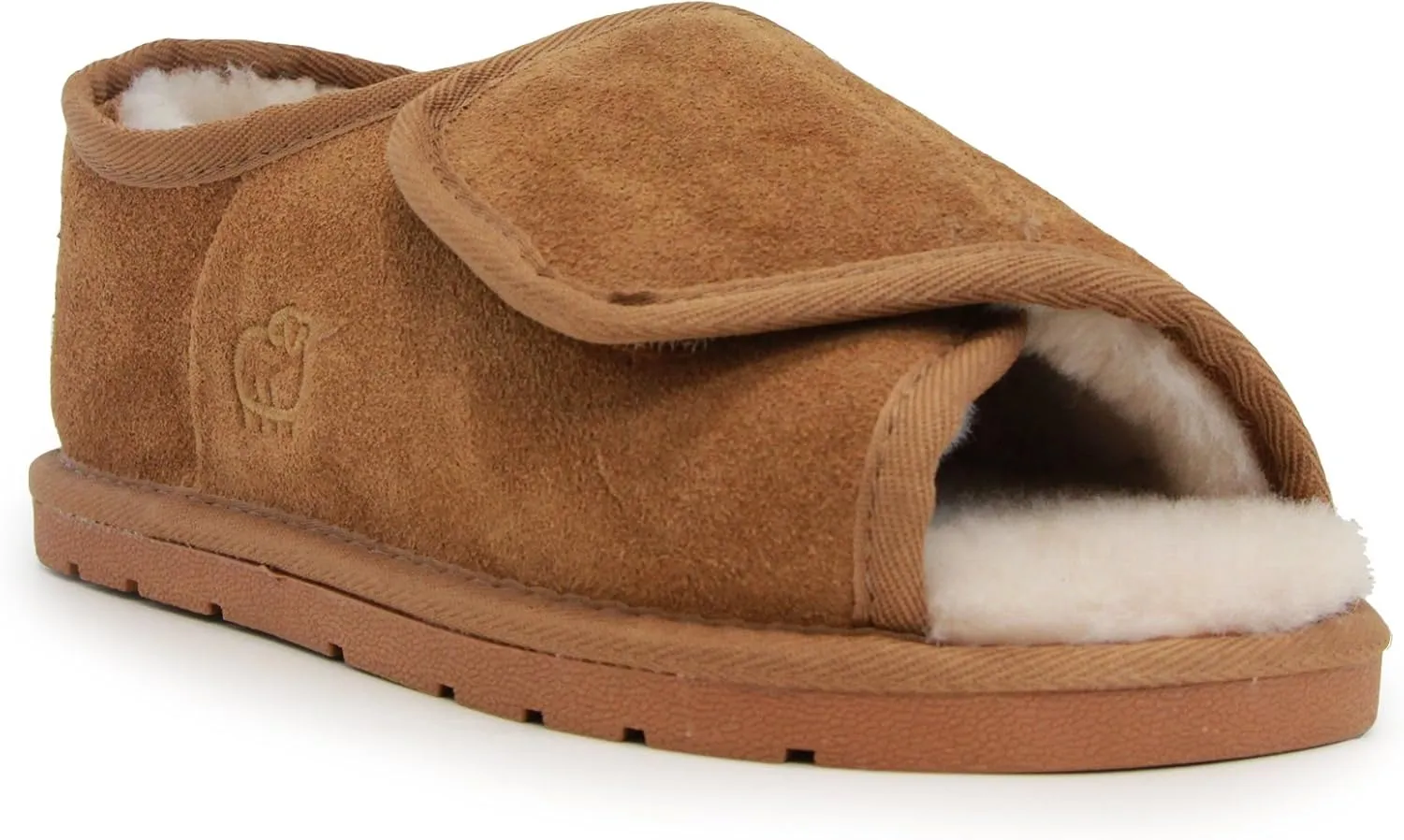 Lamo Women's Lady's Open Toe Wrap Flat