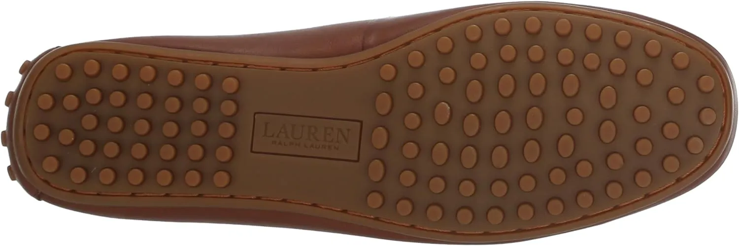 Lauren Ralph Lauren Women's Barnsbury Burnished Leather Driver Driving Style Loafer