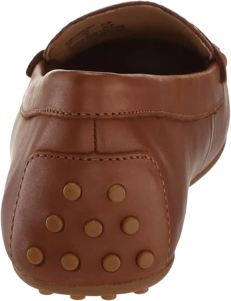 Lauren Ralph Lauren Women's Barnsbury Burnished Leather Driver Driving Style Loafer