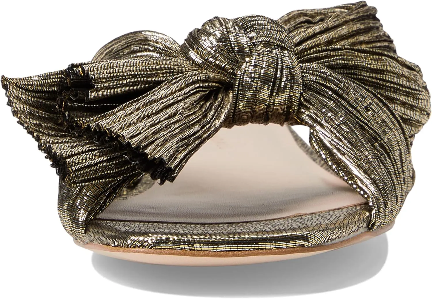 Loeffler Randall Women's Daphne Pleated Bow Slides