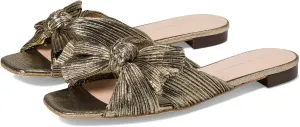Loeffler Randall Women's Daphne Pleated Bow Slides