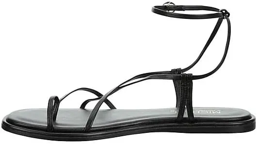 Michael By Michael Shannon Carissa - Women's Strappy Tie Lace-Up Gladiator Flat Sandals