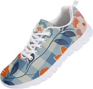 Modysero Shoes for Women Lace Up Tennis Shoes Daily Casual Womens Running Shoes with Mesh Breathable Ladies Footwear