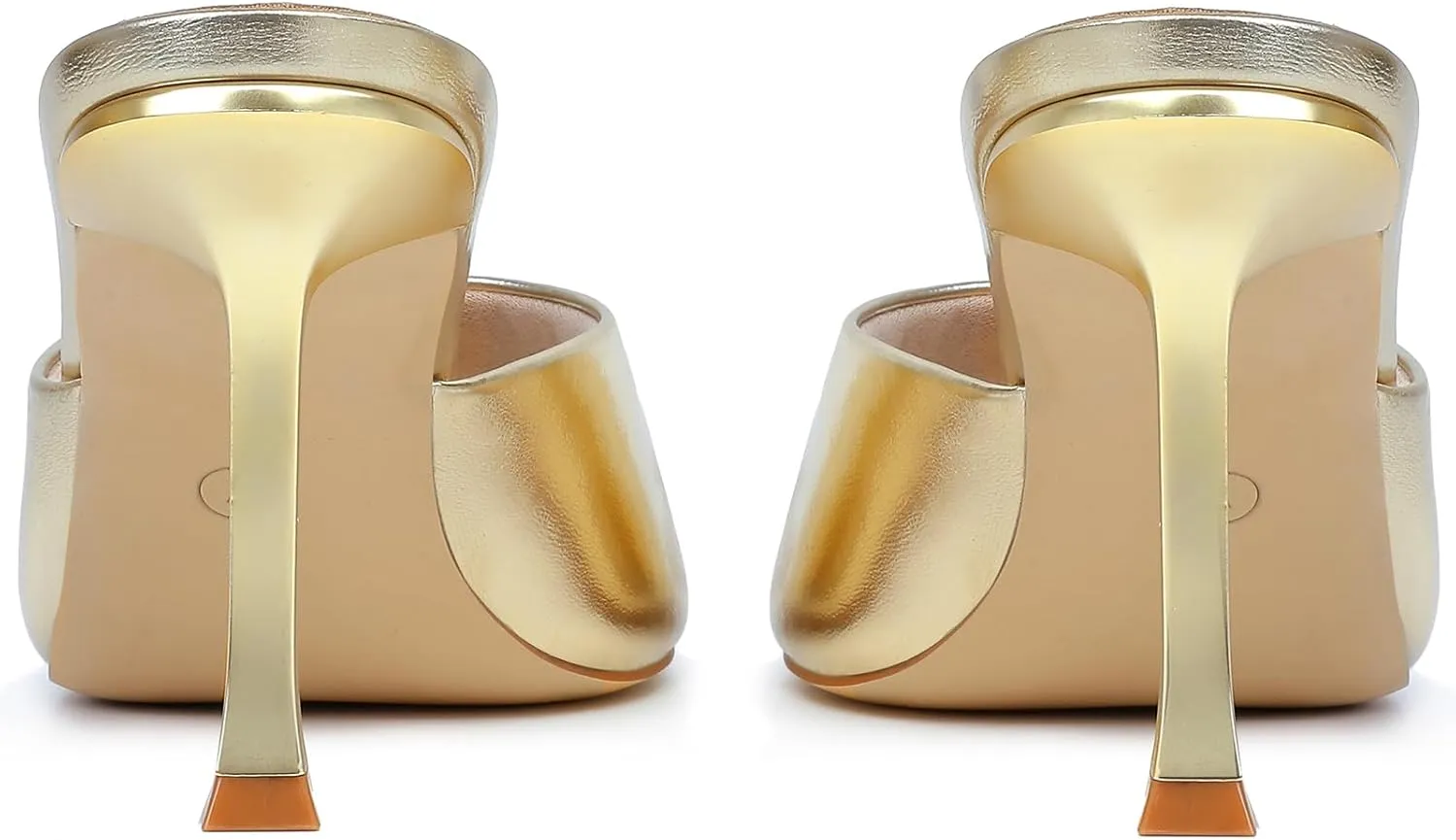 Mostrin Kitten Heels for Women Round Toe Heels With Bow Vintage Mules Sexy Slip on Stiletto Backless Sandals for Party Daily