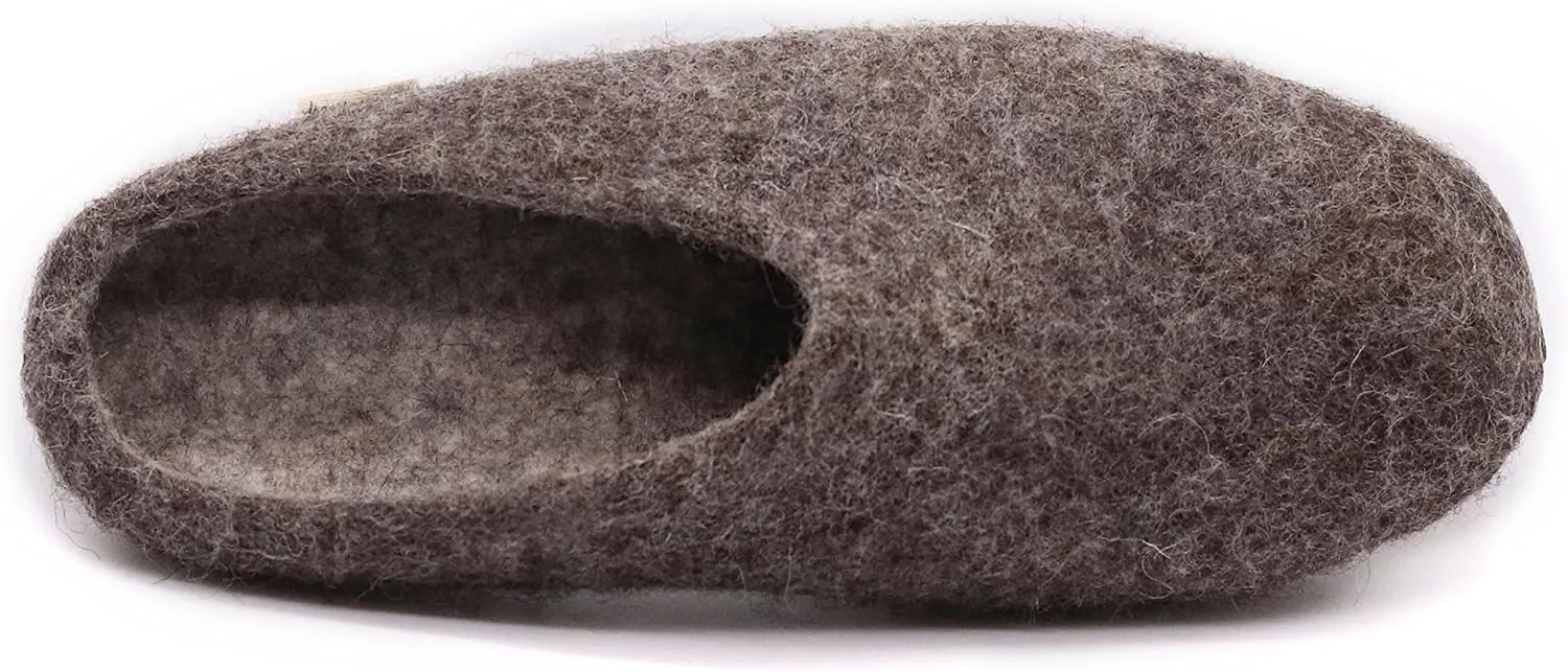 Nootkas Men's Felted Merino Wool 'Astoria' Mule House Slipper
