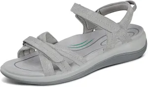 Orthofeet Women's Orthopedic Leather Hydra Sandals