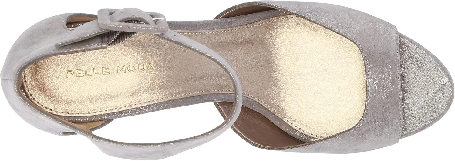 Pelle Moda Berlin Pewter Shimmer Suede