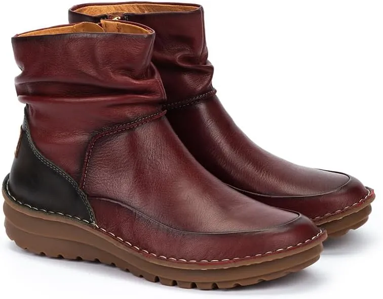 PIKOLINOS Flat Ankle Boots Leather Cazorla for Woman
