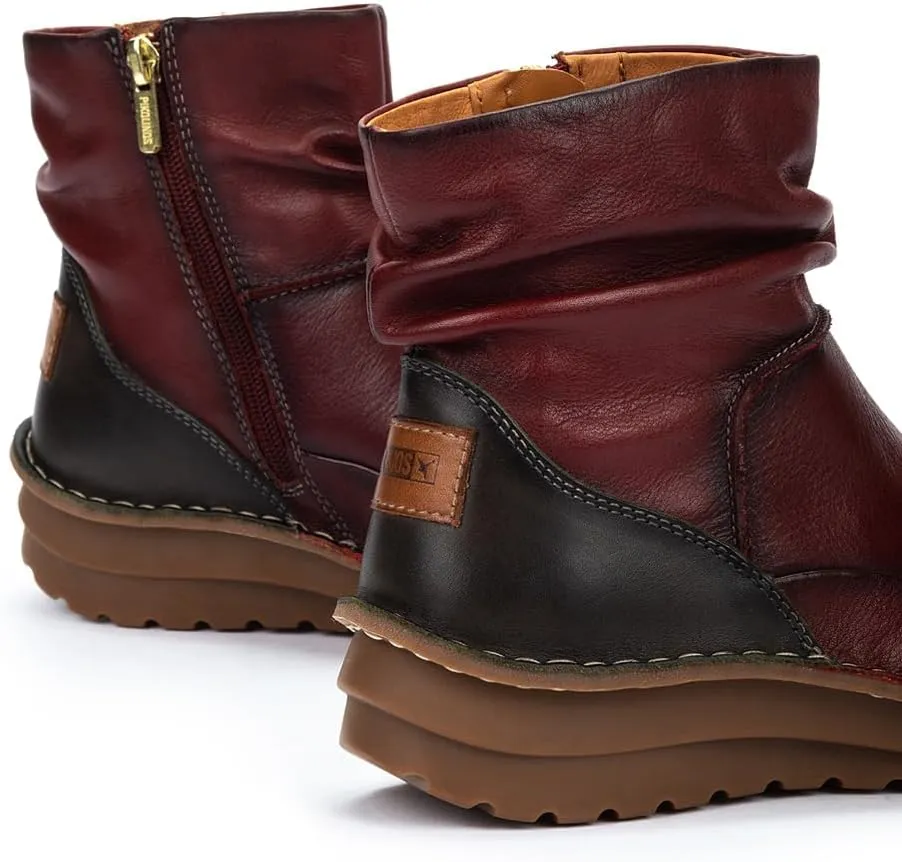 PIKOLINOS Flat Ankle Boots Leather Cazorla for Woman