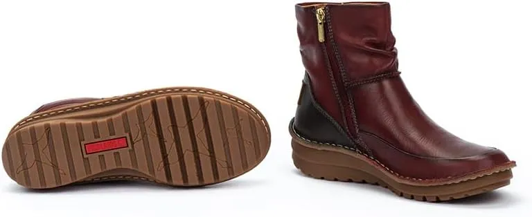 PIKOLINOS Flat Ankle Boots Leather Cazorla for Woman