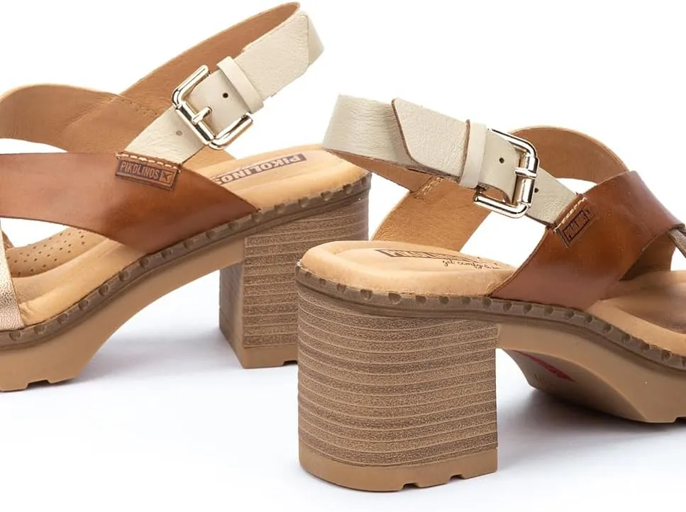 PIKOLINOS Heeled Sandals Leather Canarias for Woman