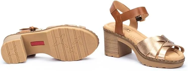 PIKOLINOS Heeled Sandals Leather Canarias for Woman