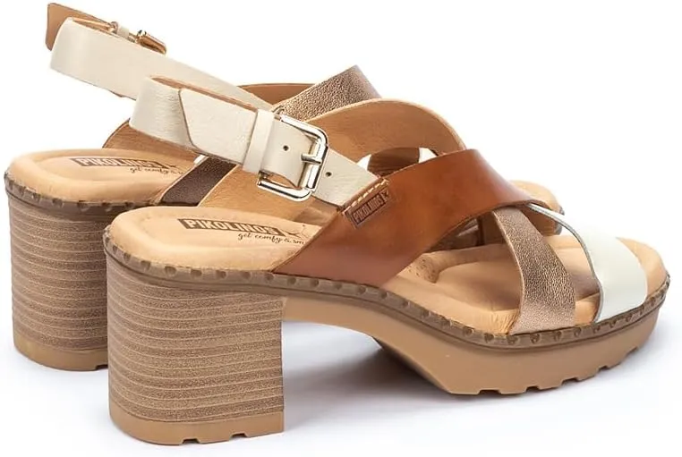 PIKOLINOS Heeled Sandals Leather Canarias for Woman