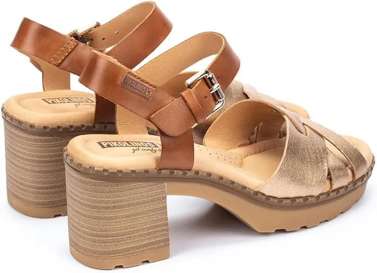 PIKOLINOS Heeled Sandals Leather Canarias for Woman