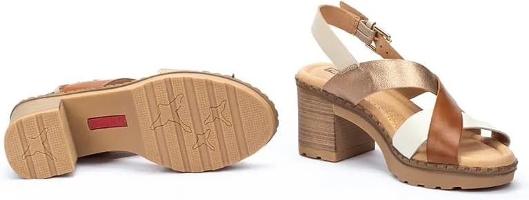 PIKOLINOS Heeled Sandals Leather Canarias for Woman