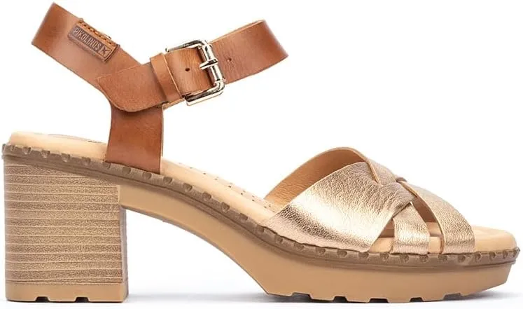 PIKOLINOS Heeled Sandals Leather Canarias for Woman