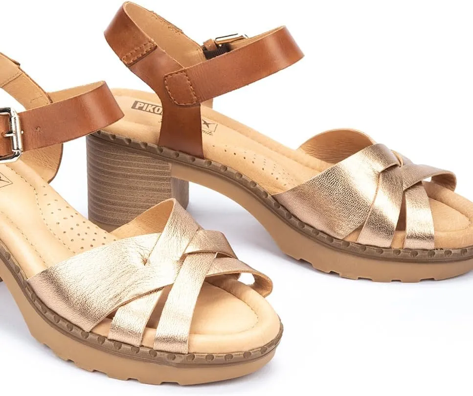 PIKOLINOS Heeled Sandals Leather Canarias for Woman